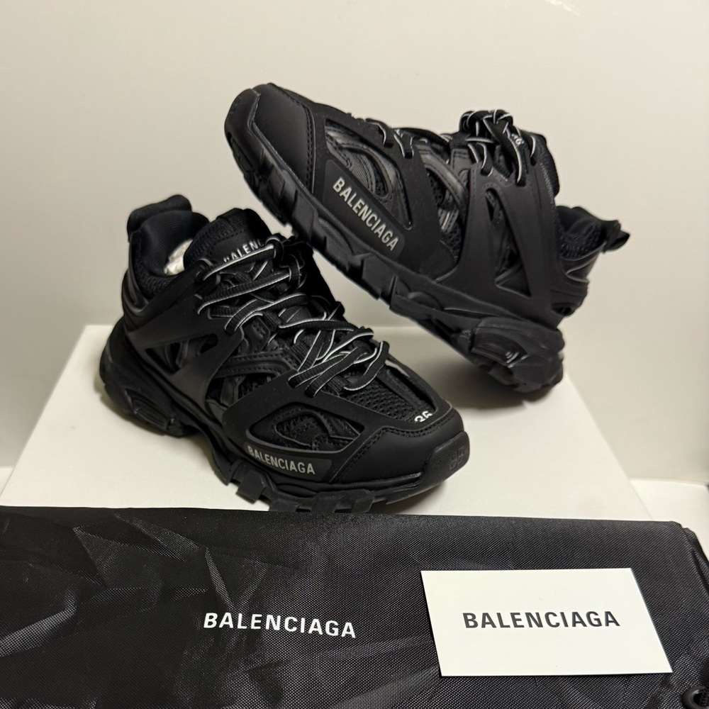 Balenciaga Track Sneakers Triple Black EU 36 Platform Trainer Runners Size 6